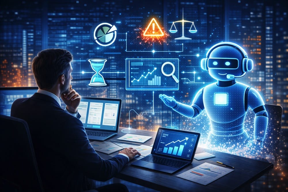 KI als Entscheidungsassistenz: Wie Führungskräfte die Informationsflut souverän meistern