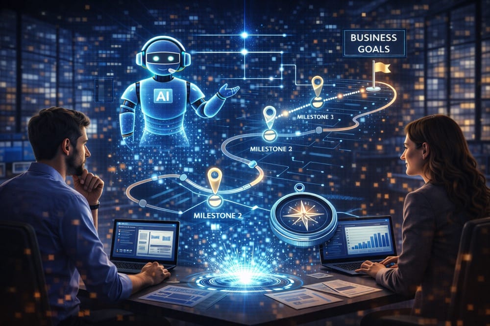 KI ohne Plan ist wie Segeln ohne Kompass: Warum Unternehmen eine strategische KI-Roadmap brauchen