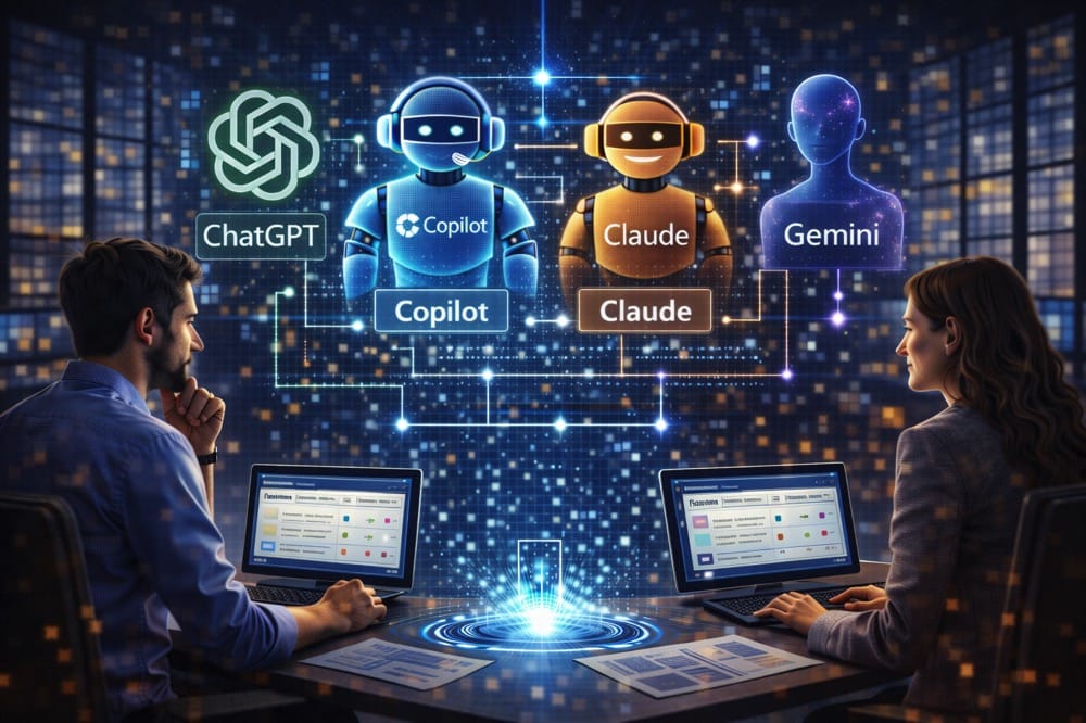 KI-Tools im Vergleich: ChatGPT, Copilot, Claude & Gemini – So navigieren Unternehmen durch den Tool-Dschungel